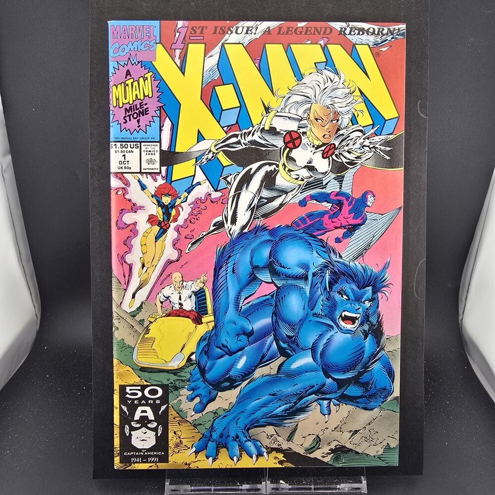 X-Men #1 (1991) Variant Cover A Storm & Beast Jim Lee NM 9.4-9.8 High Grade